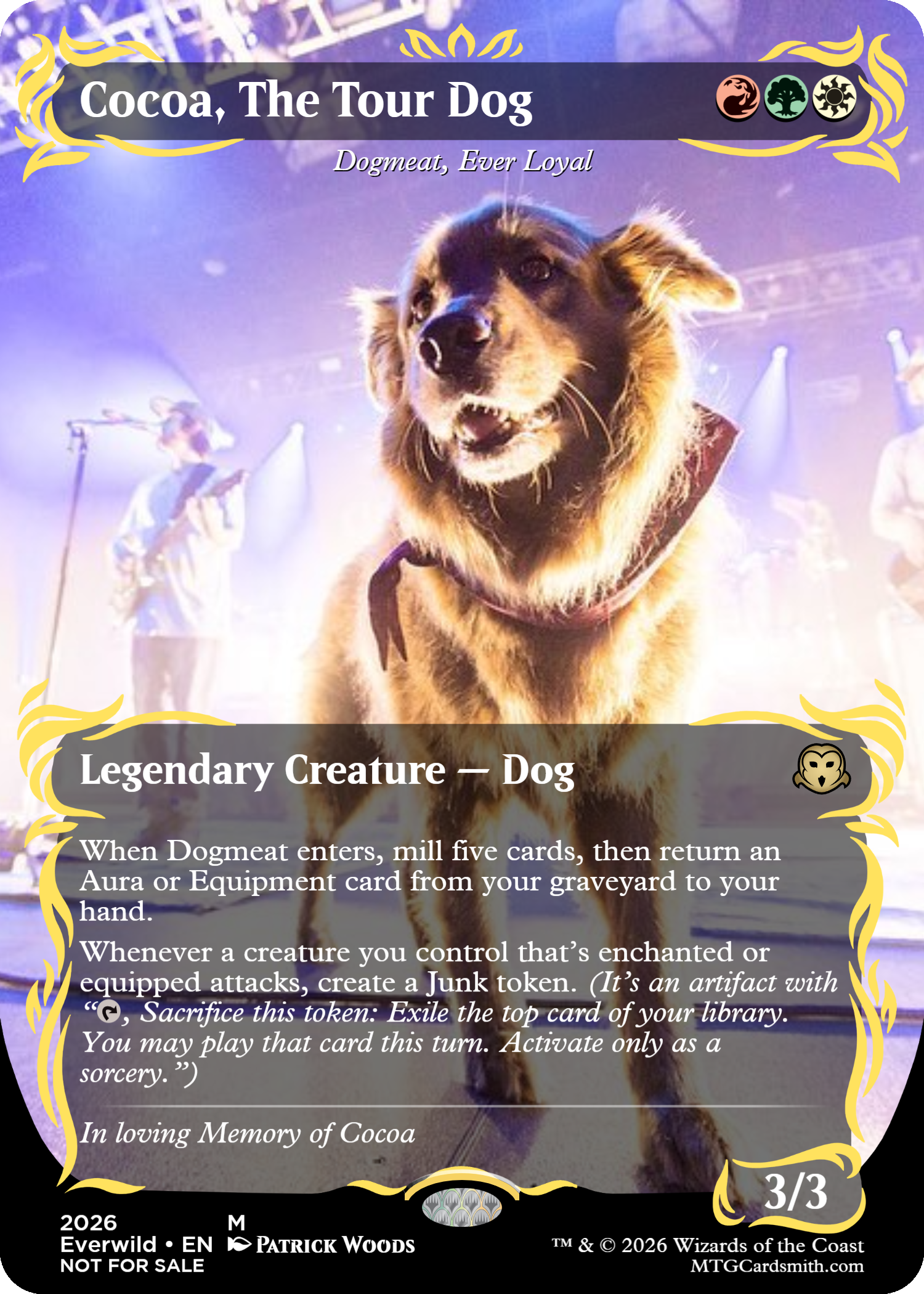 Everwild 2026 Custom MTG themed Artist Trading Cards