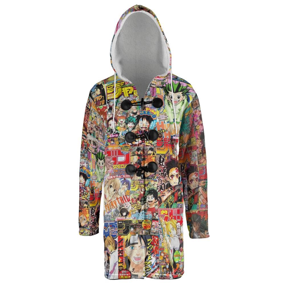 Manga Covers Hooded Cloak Coat