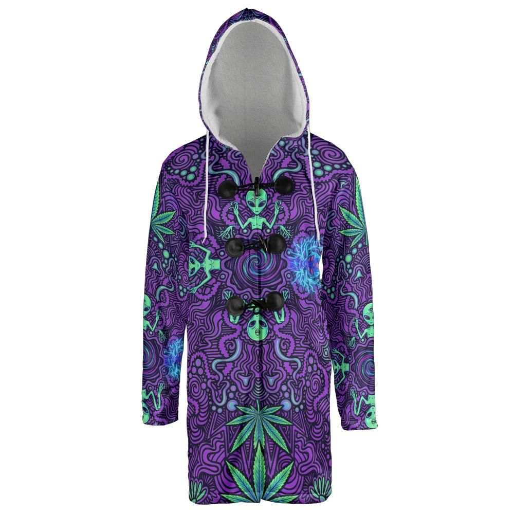 Out In Space Hooded Cloak Coat