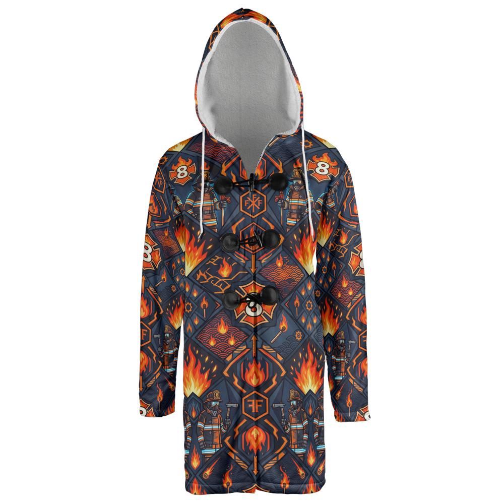 Fire Force Hooded Cloak Coat