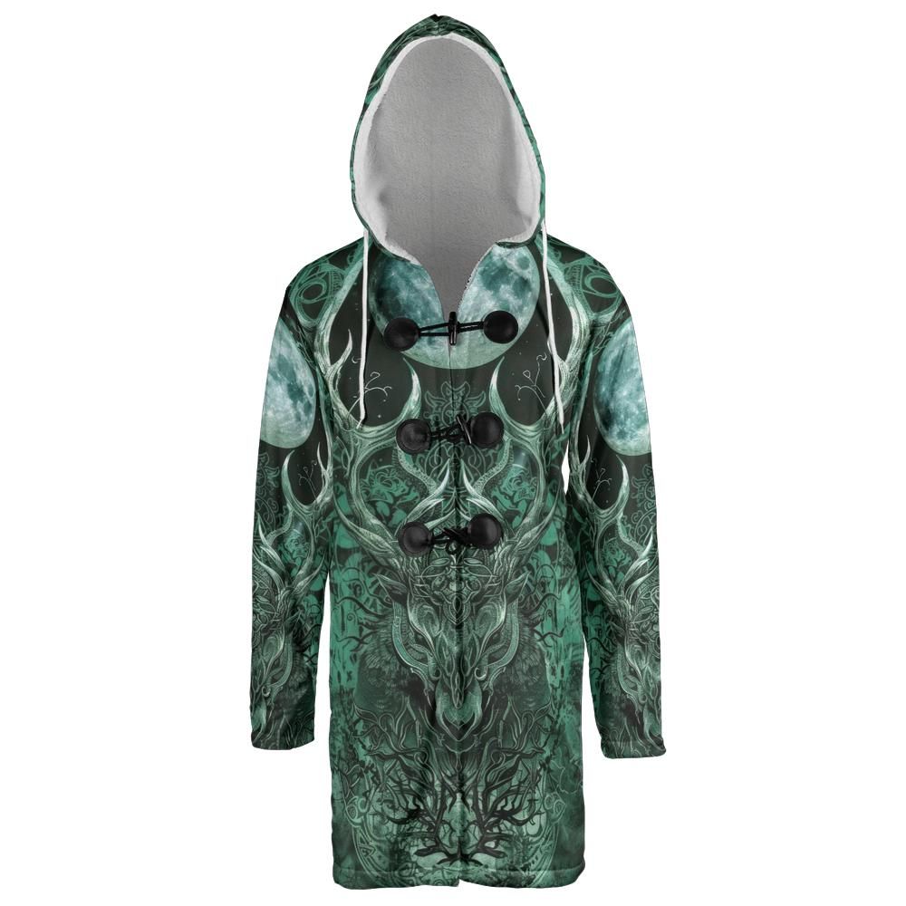 Great Stag Hooded Cloak Coat