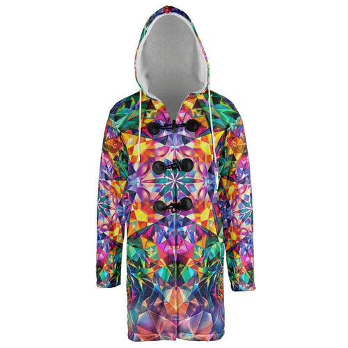 8 Point Kaleidoblend Hooded Cloak Coat