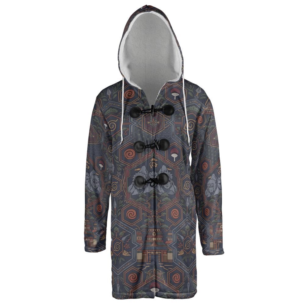 Hidden Village Inspired Hooded Cloak Coat