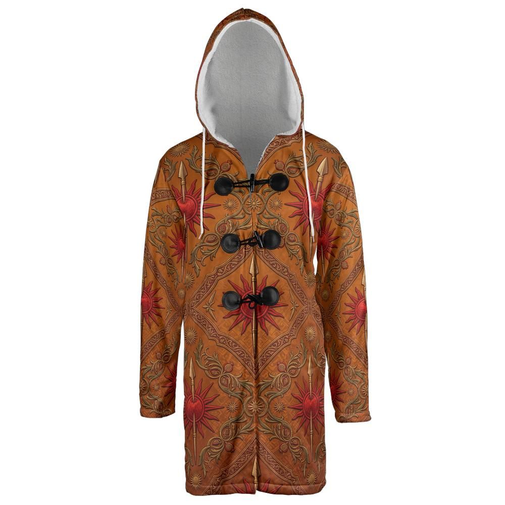 Dronish Sun Spear Inspired Hooded Cloak Coat