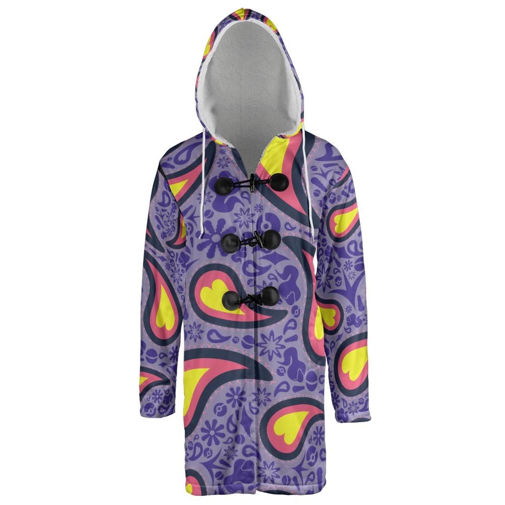 Paisley Arbok Hooded Cloak Coat