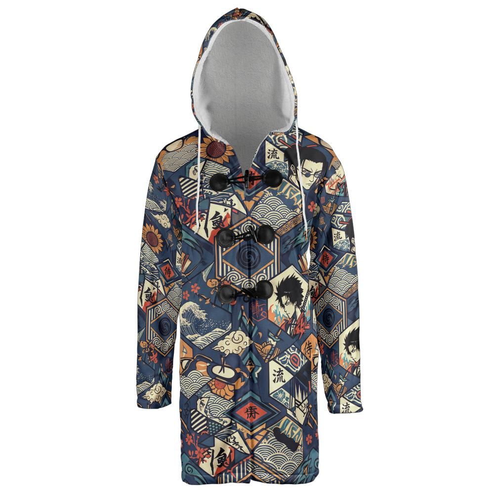 Samurai Champloo Inspired Hooded Cloak Coat