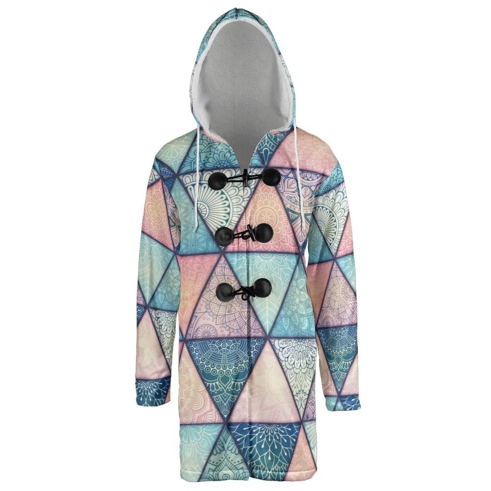 Sacred Pastel Hooded Cloak Coat
