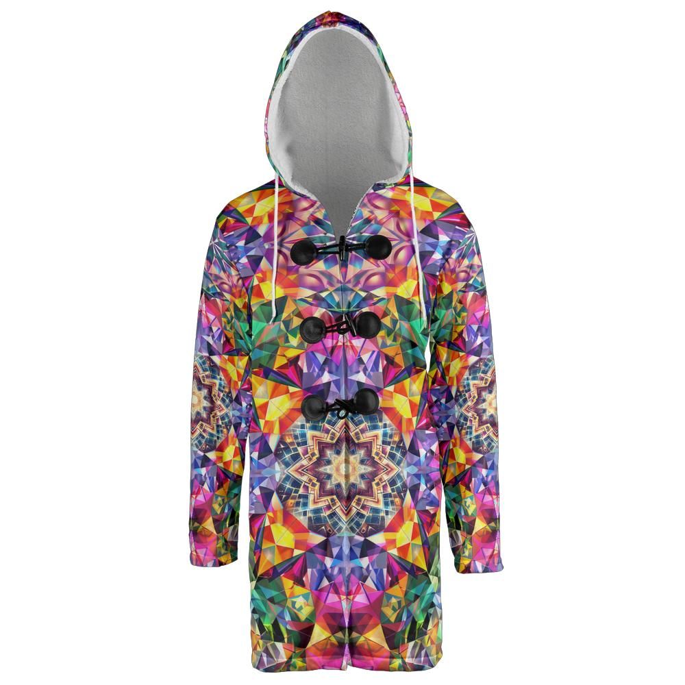 Kaleidoblend Visions Hooded Cloak Coat