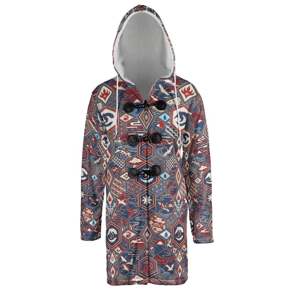 Jeskai Hooded Cloak Coat