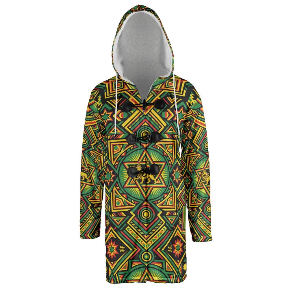 Rastafari Lion Hooded Cloak Coat