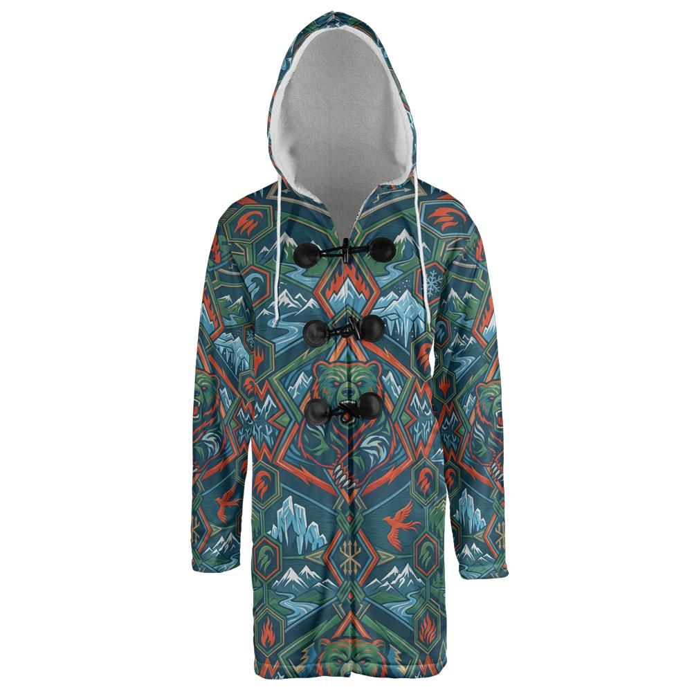 Temur Hooded Cloak Coat