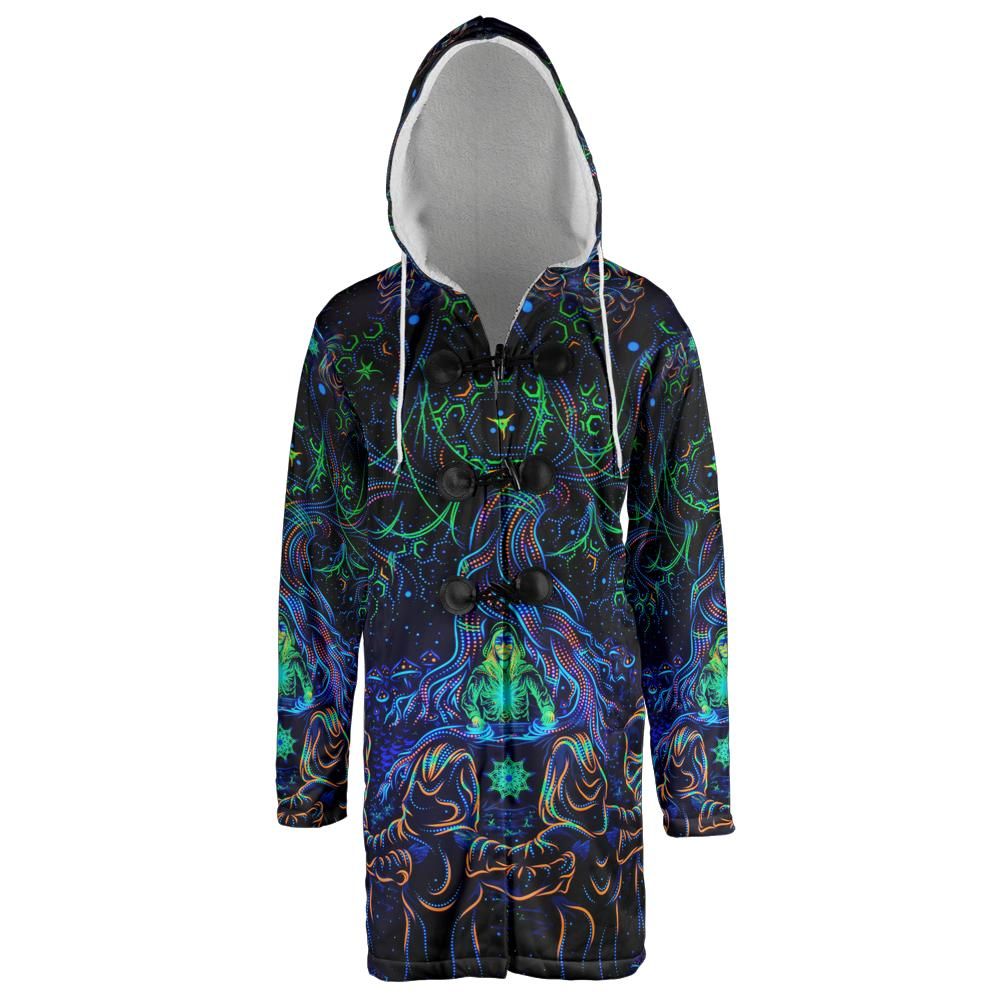 Tree of Life Hooded Cloak Coat