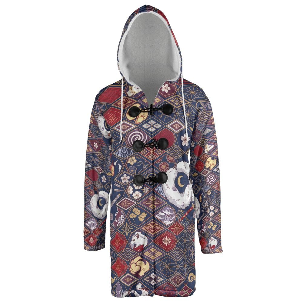 Inuyasha Inspired Hooded Cloak Coat