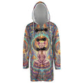 Great Oracle Hooded Cloak Coat