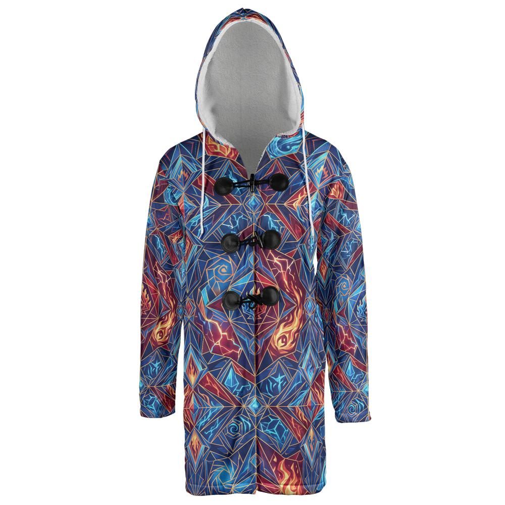 Izzet Hooded Cloak Coat