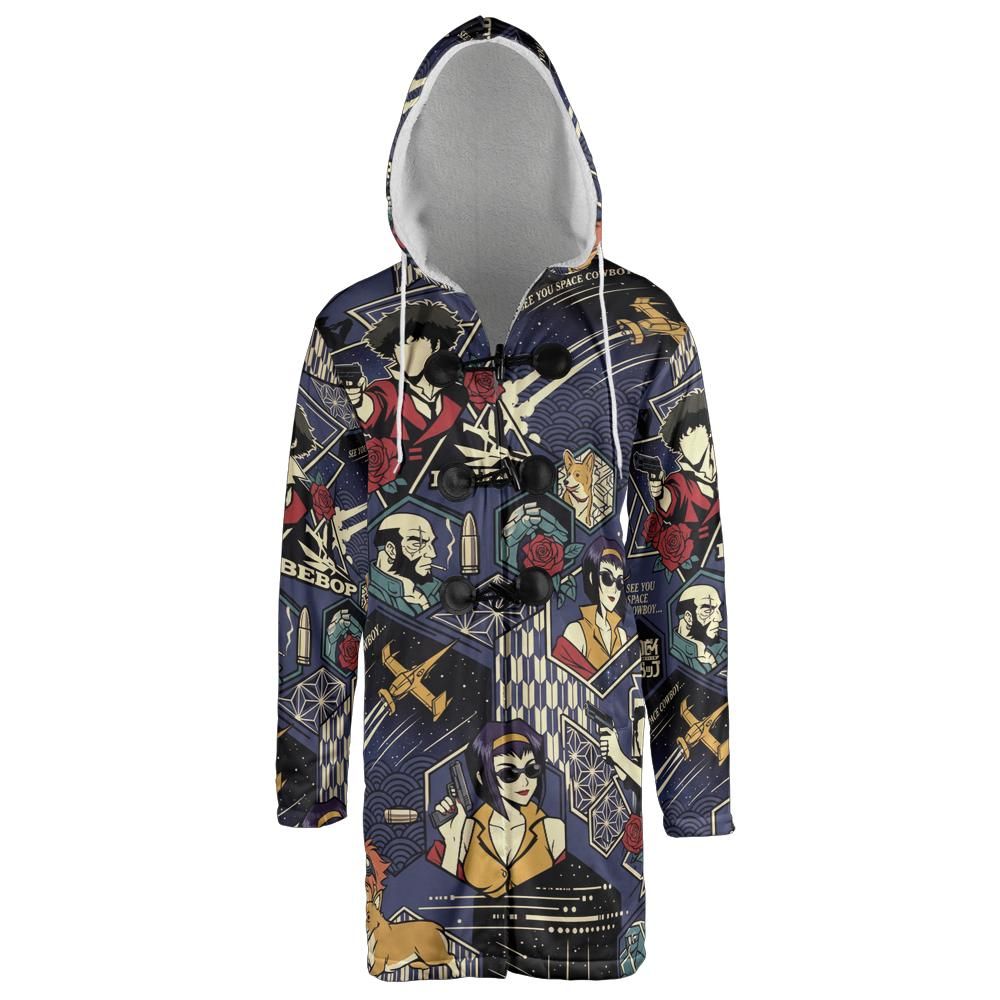 Cowboy Bebop Inspired Hooded Cloak Coat