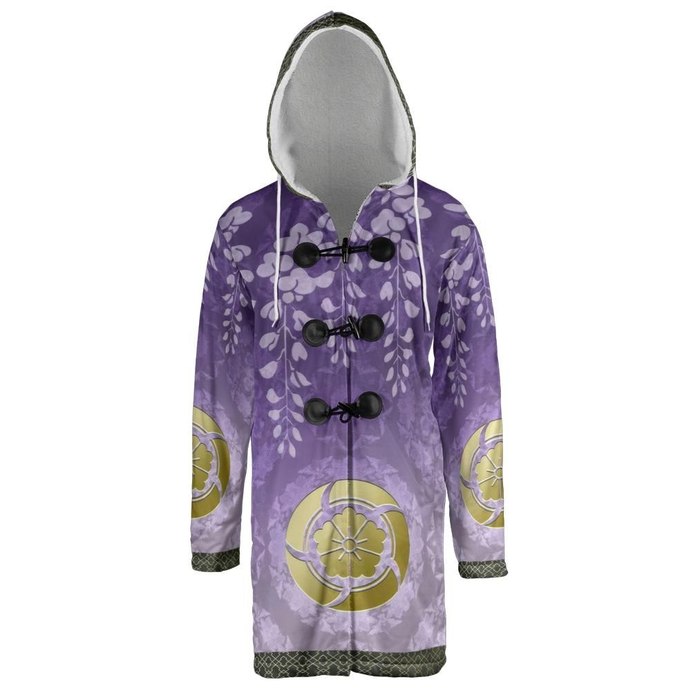 Demon Core Wisteria Hooded Cloak Coat