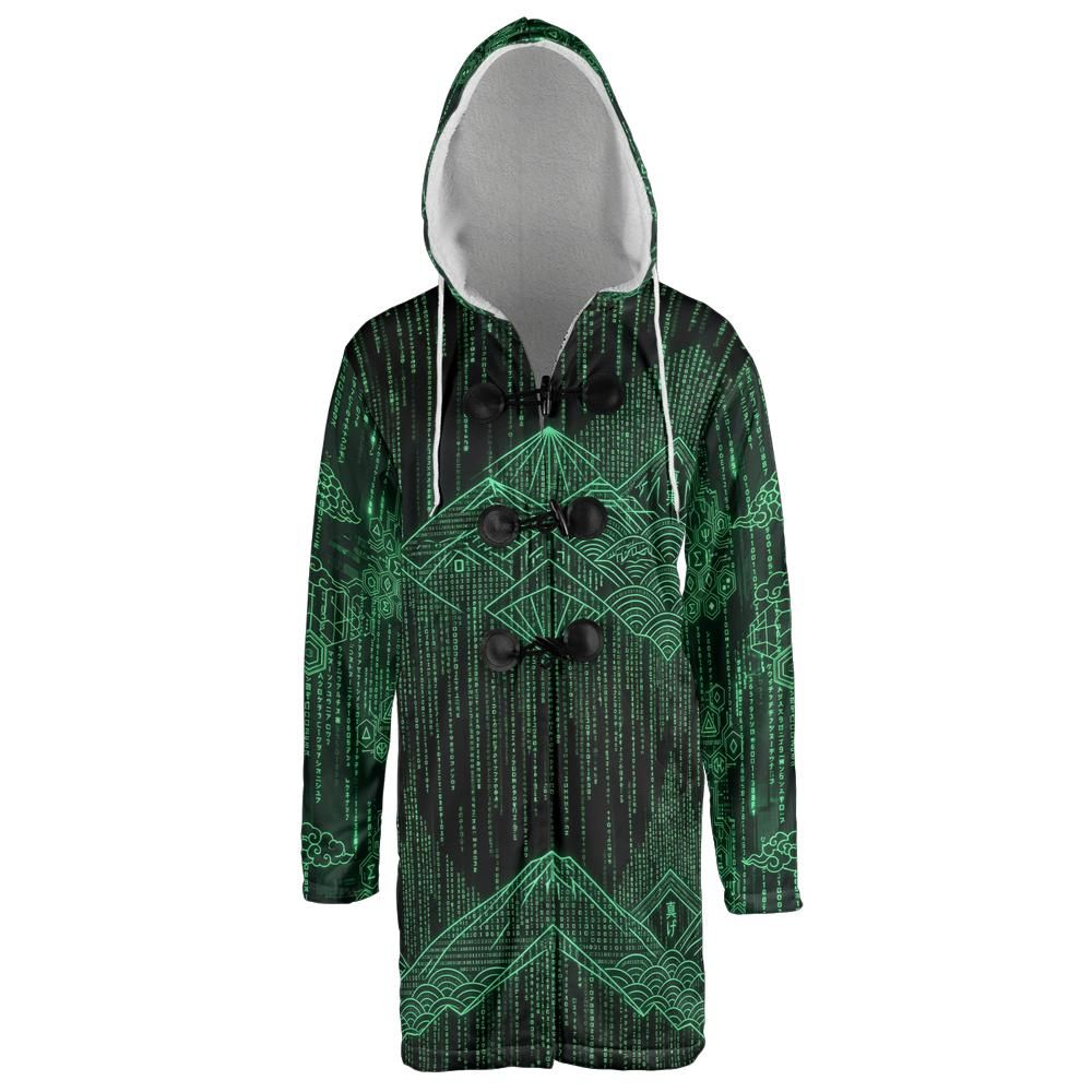 Matrix Inspired Hooded Cloak Coat